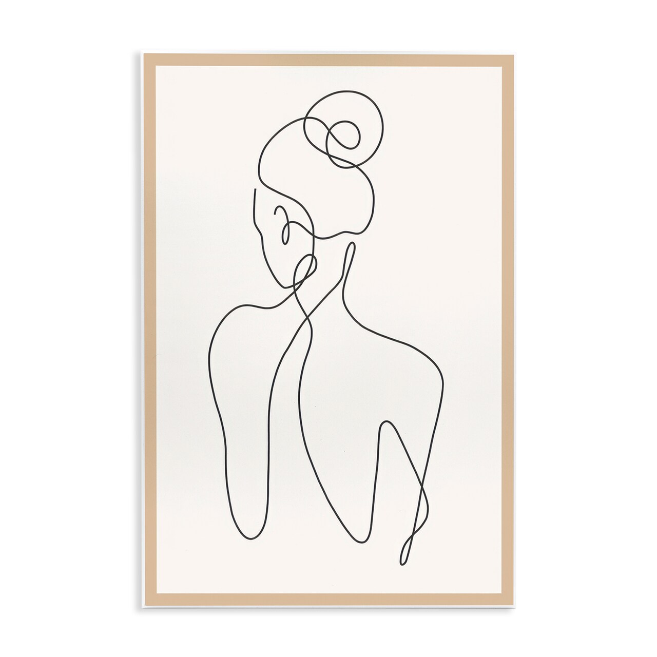Stupell Industries Minimal Woman Line Drawing Wall Plaque Design By LSR Creative Studio